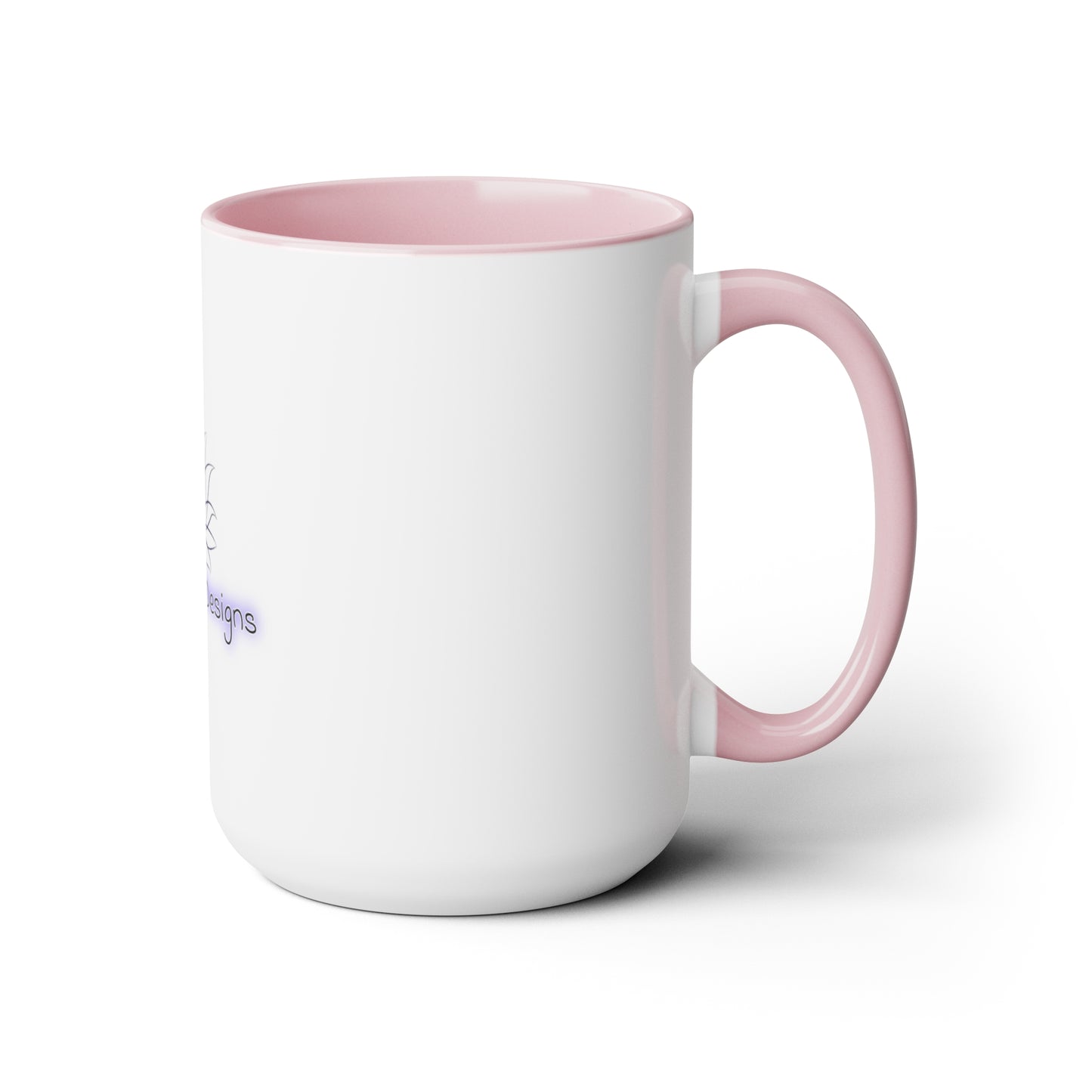 The Lotus Designs Two-Tone Coffee Mugs, 15oz