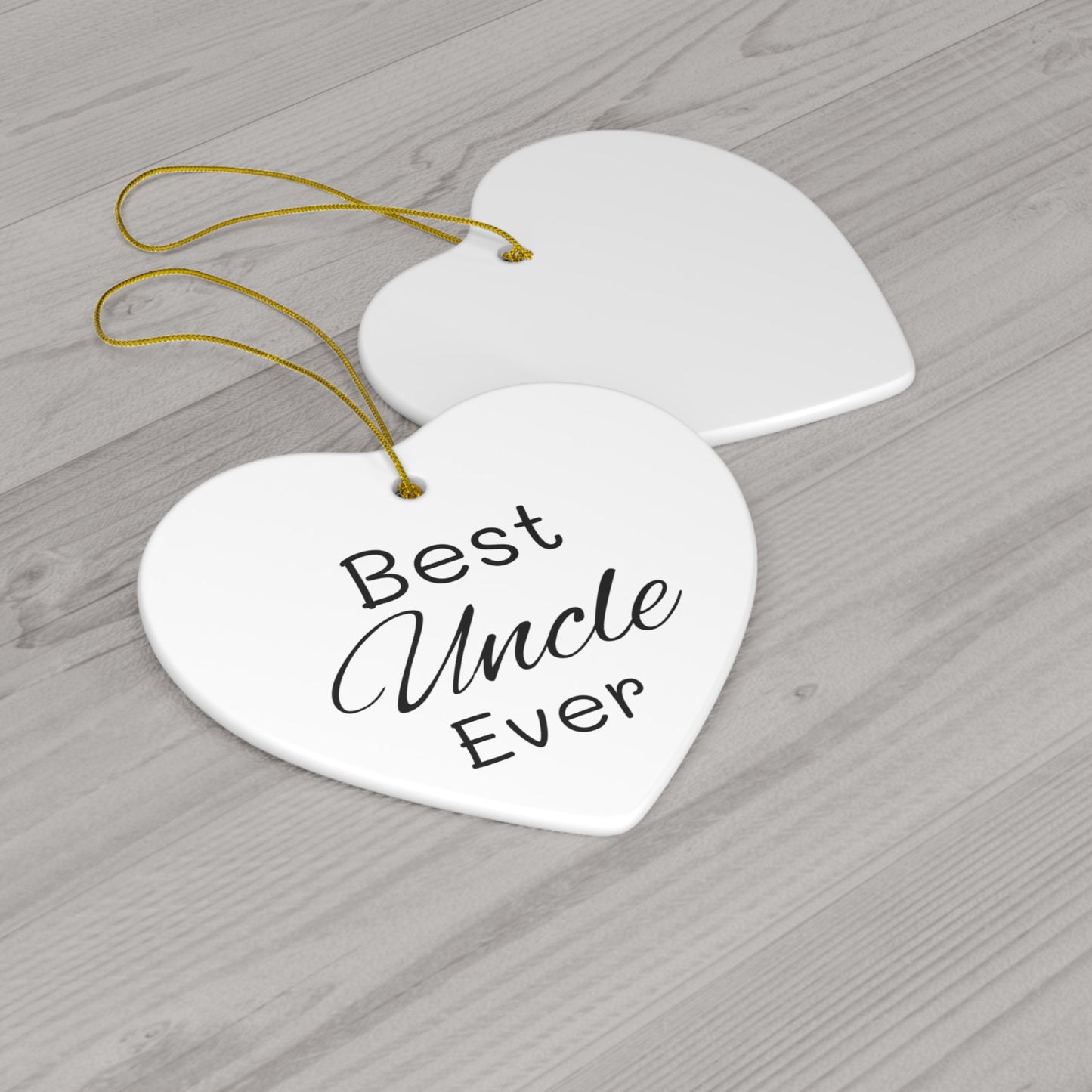 Best Uncle Ceramic Ornament, 4 Shapes
