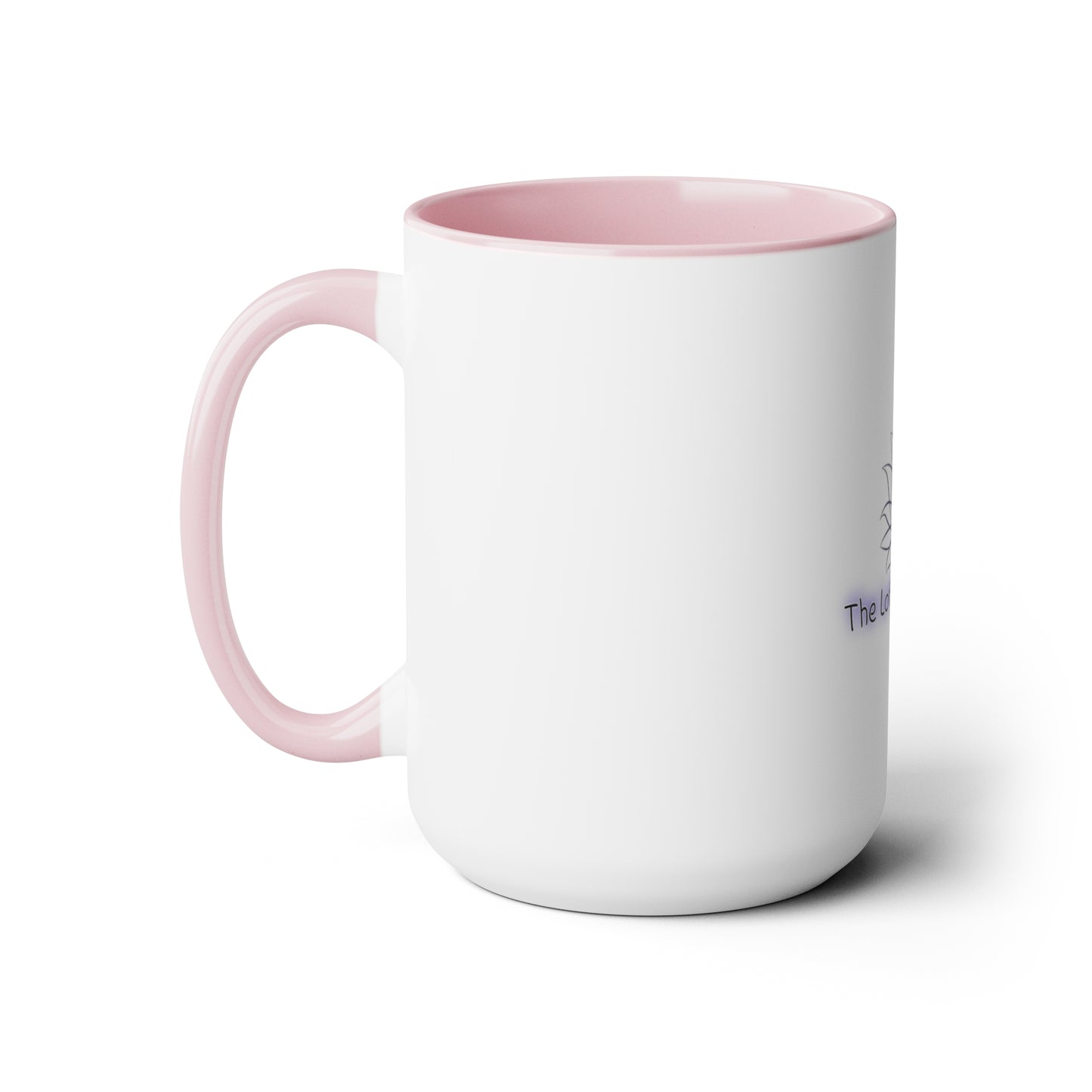 The Lotus Designs Two-Tone Coffee Mugs, 15oz