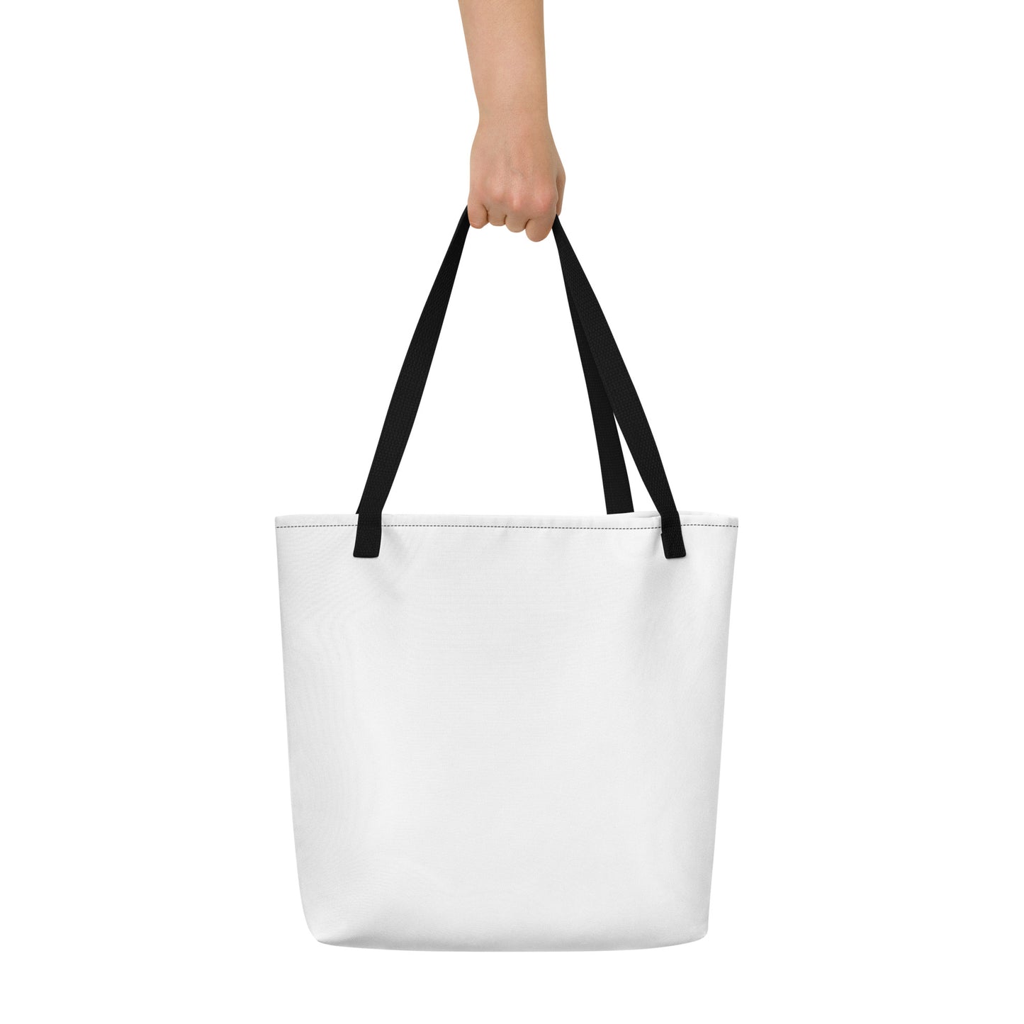 Lake Vibes All-Over Print Large Tote Bag