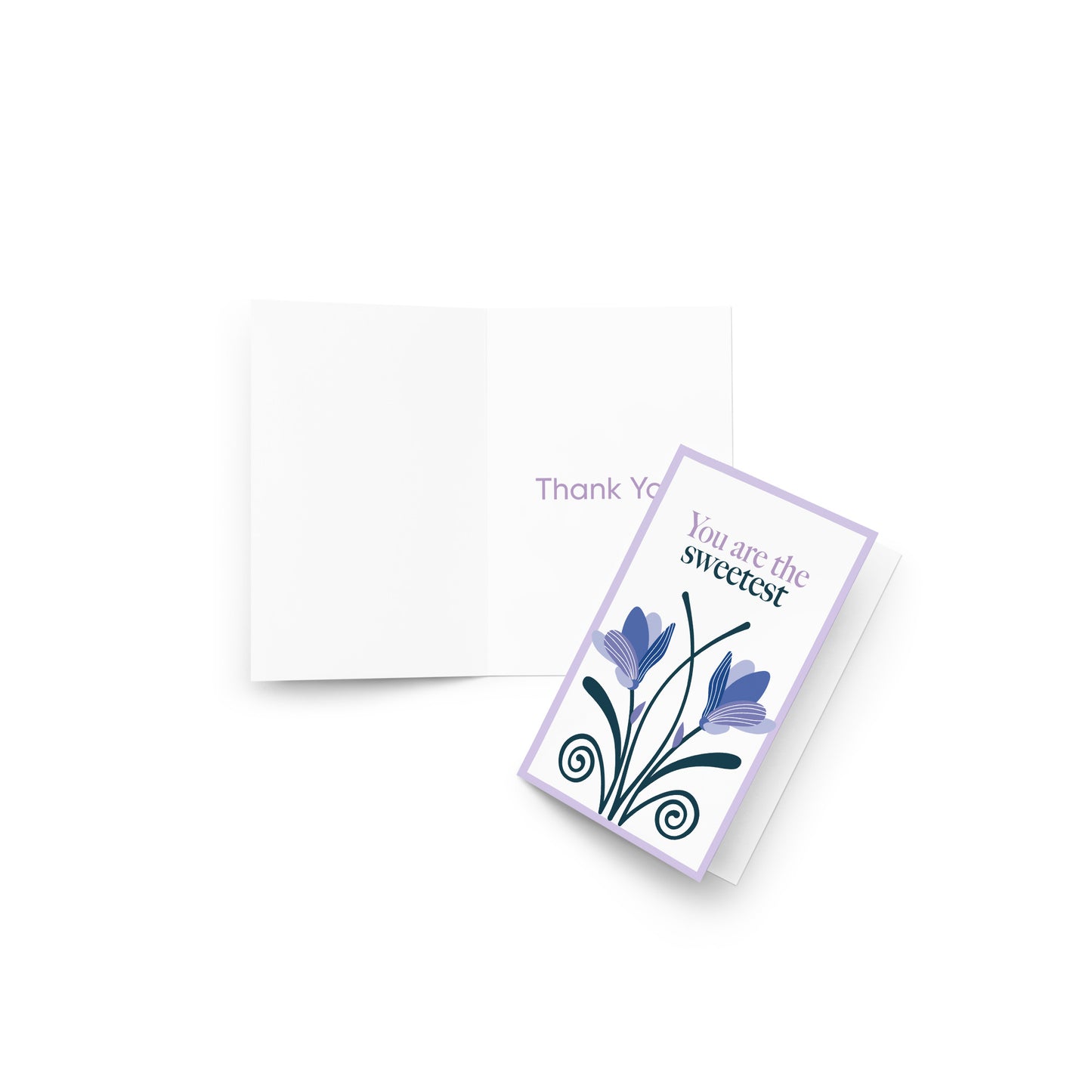 Thank You Greeting card - You're The Sweetest