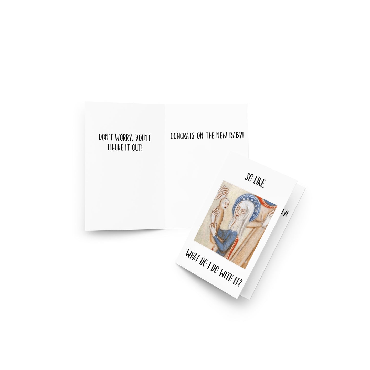 Funny New Baby Greeting Card