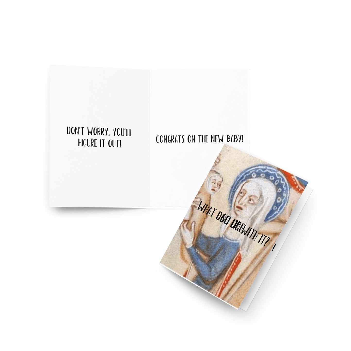 Funny New Baby Greeting Card