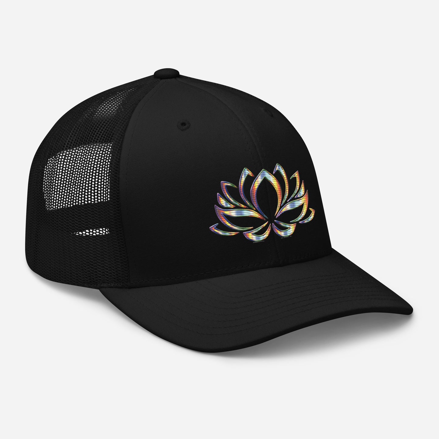 Rainbow Lotus Trucker Cap