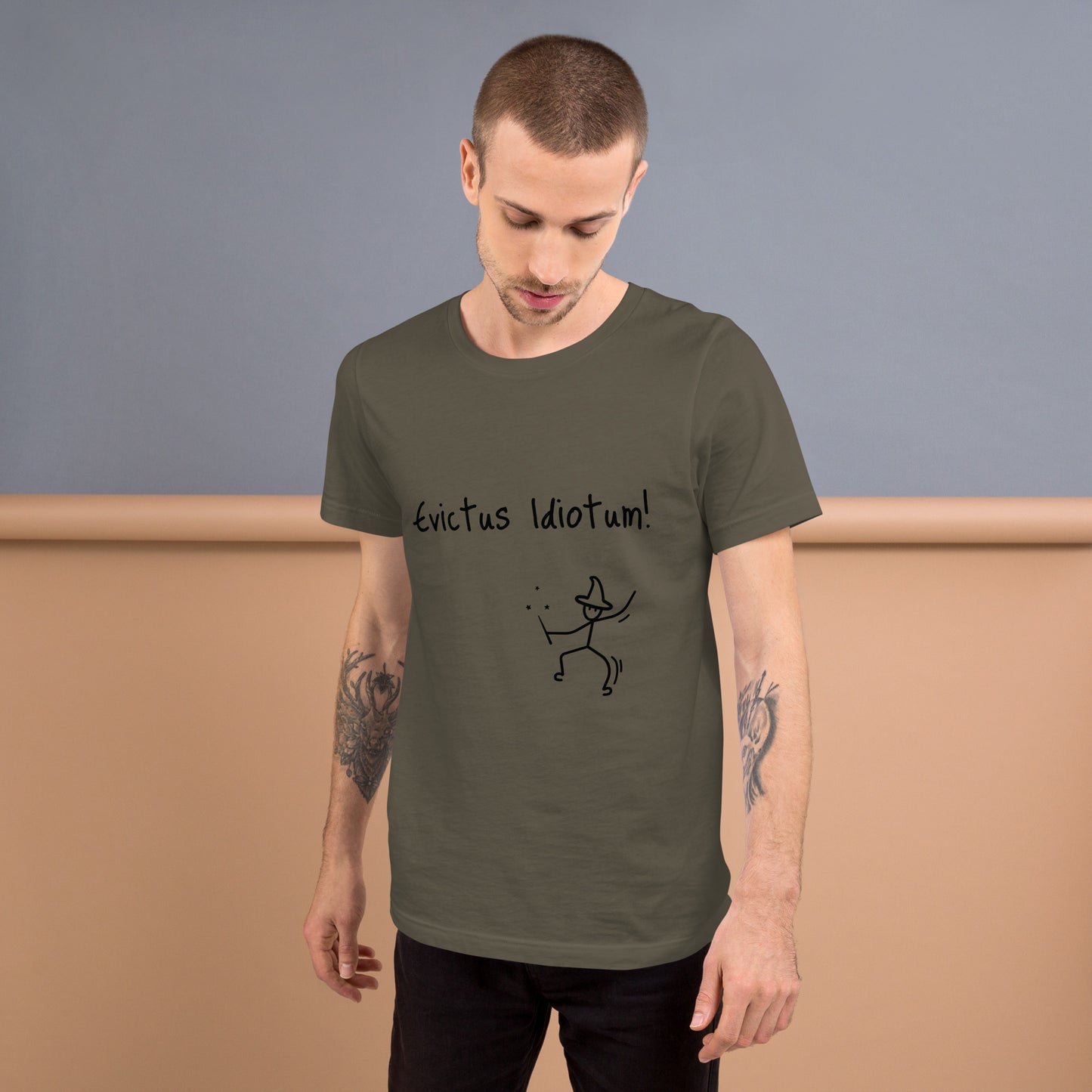 Evictus Idiotum Dark Unisex t-shirt