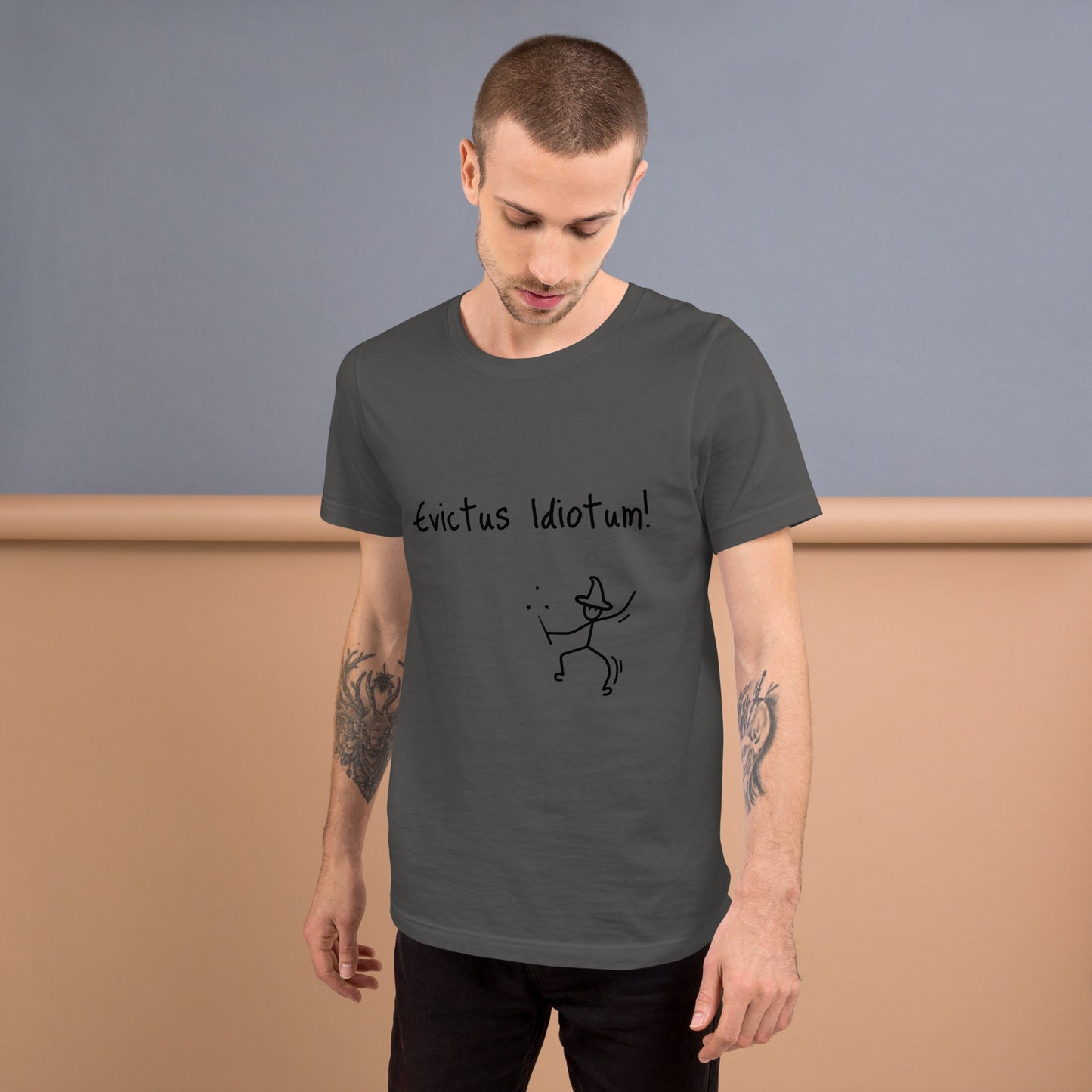 Evictus Idiotum Dark Unisex t-shirt