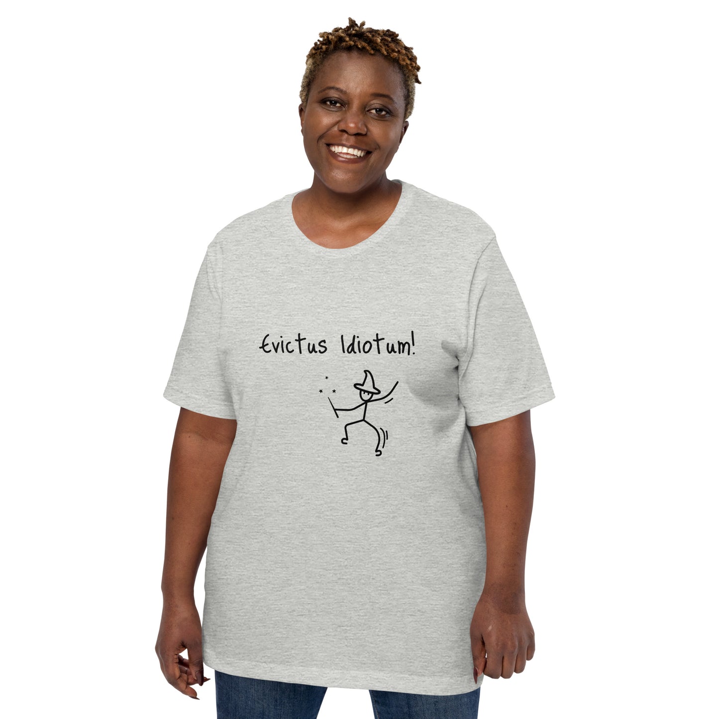 Evictus Idiotum Light Unisex t-shirt