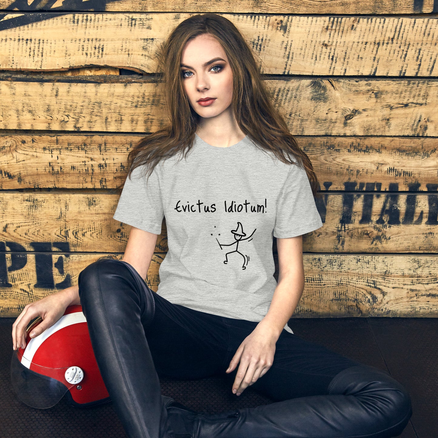 Evictus Idiotum Light Unisex t-shirt