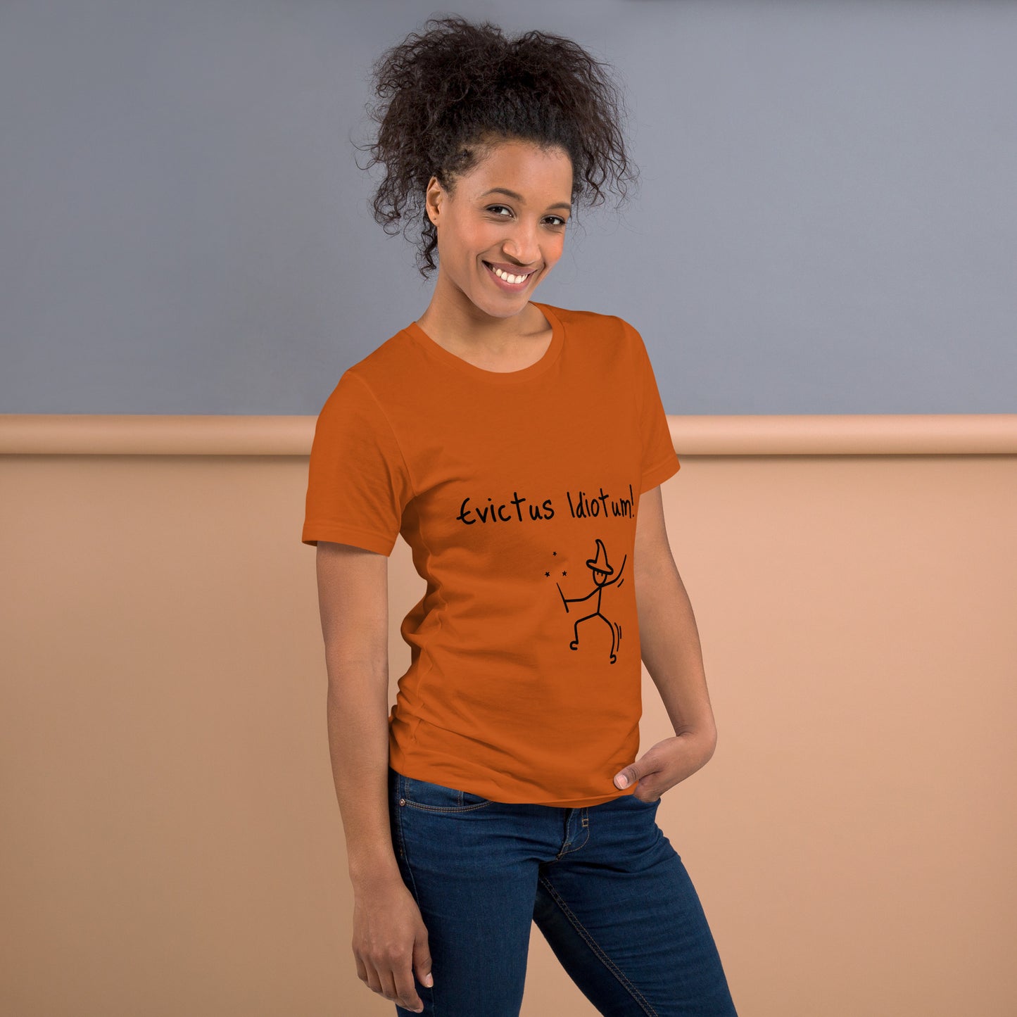 Evictus Idiotum Mid Unisex t-shirt