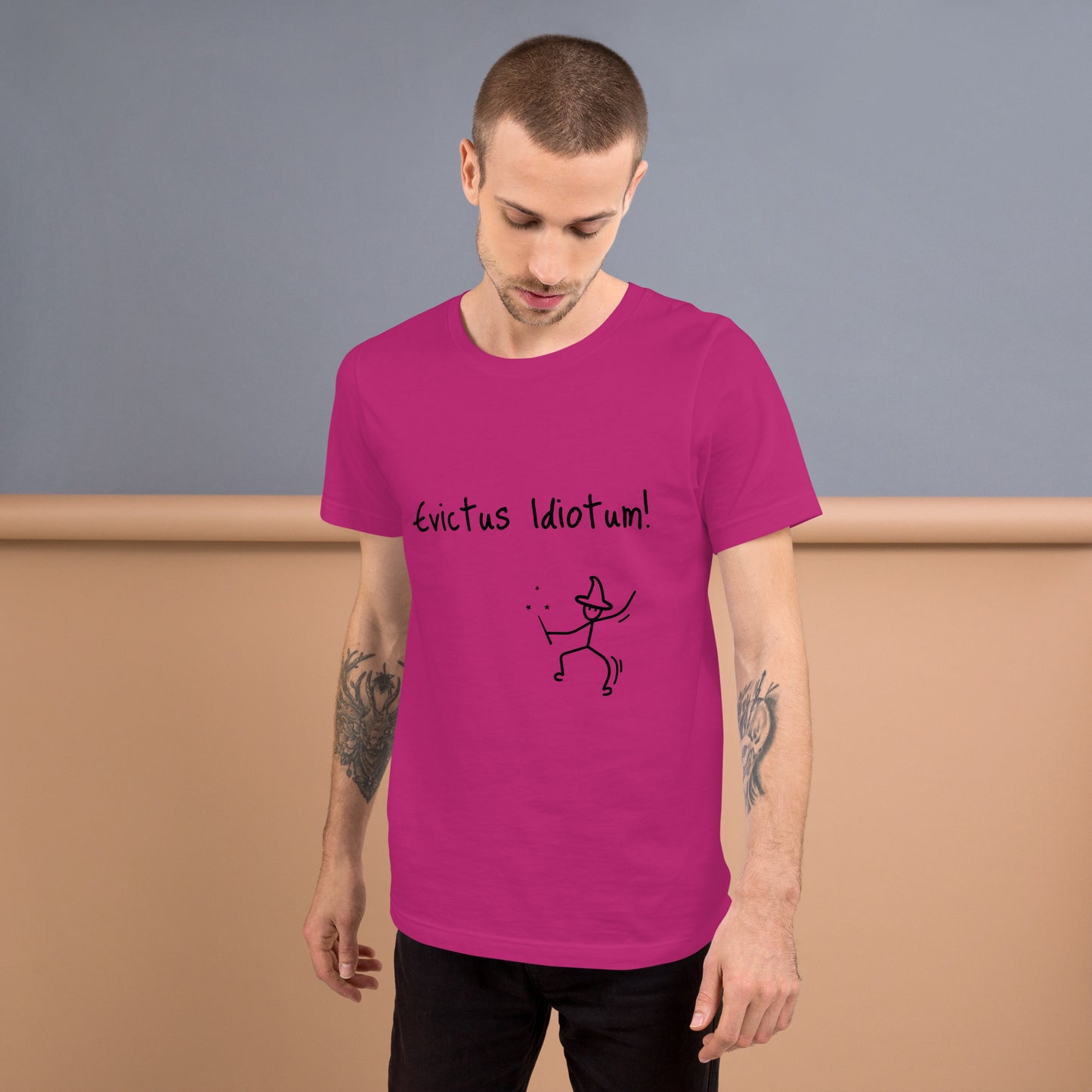 Evictus Idiotum Dark Unisex t-shirt