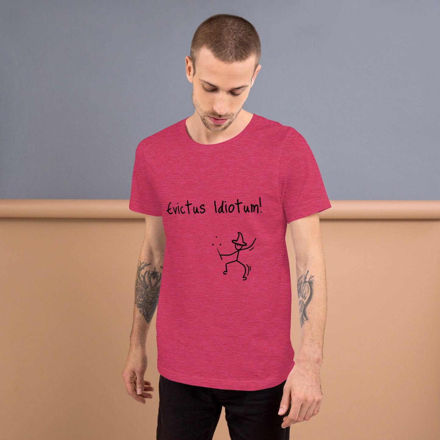 Evictus Idiotum Dark Unisex t-shirt