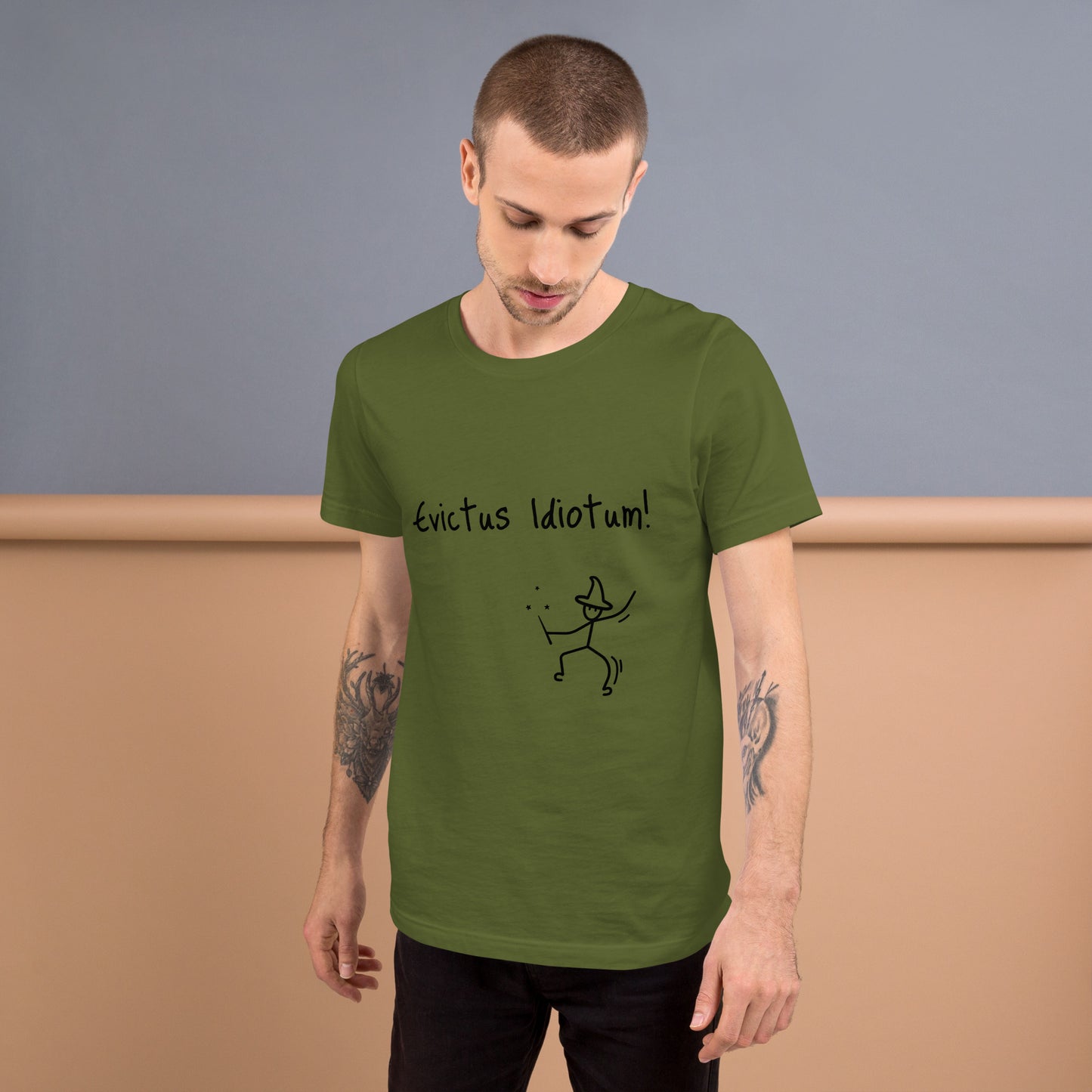 Evictus Idiotum Dark Unisex t-shirt