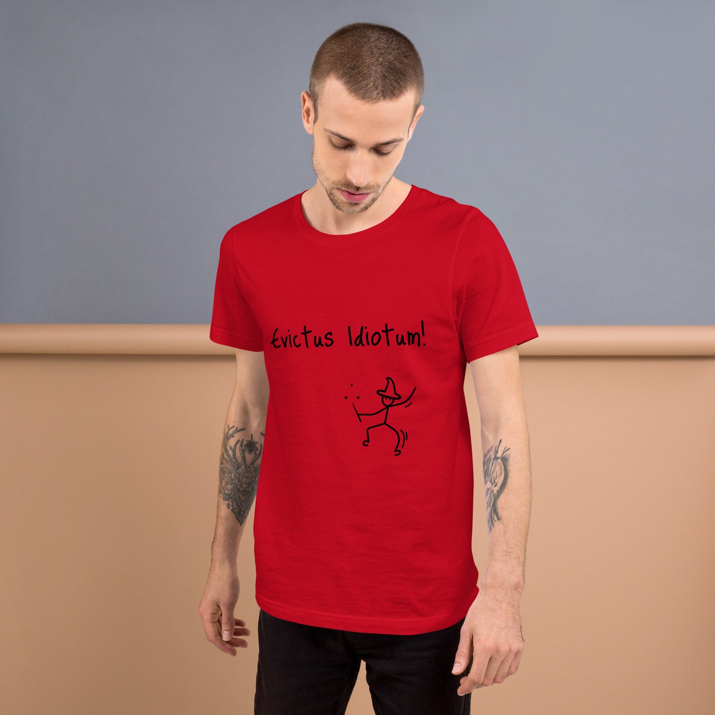 Evictus Idiotum Dark Unisex t-shirt