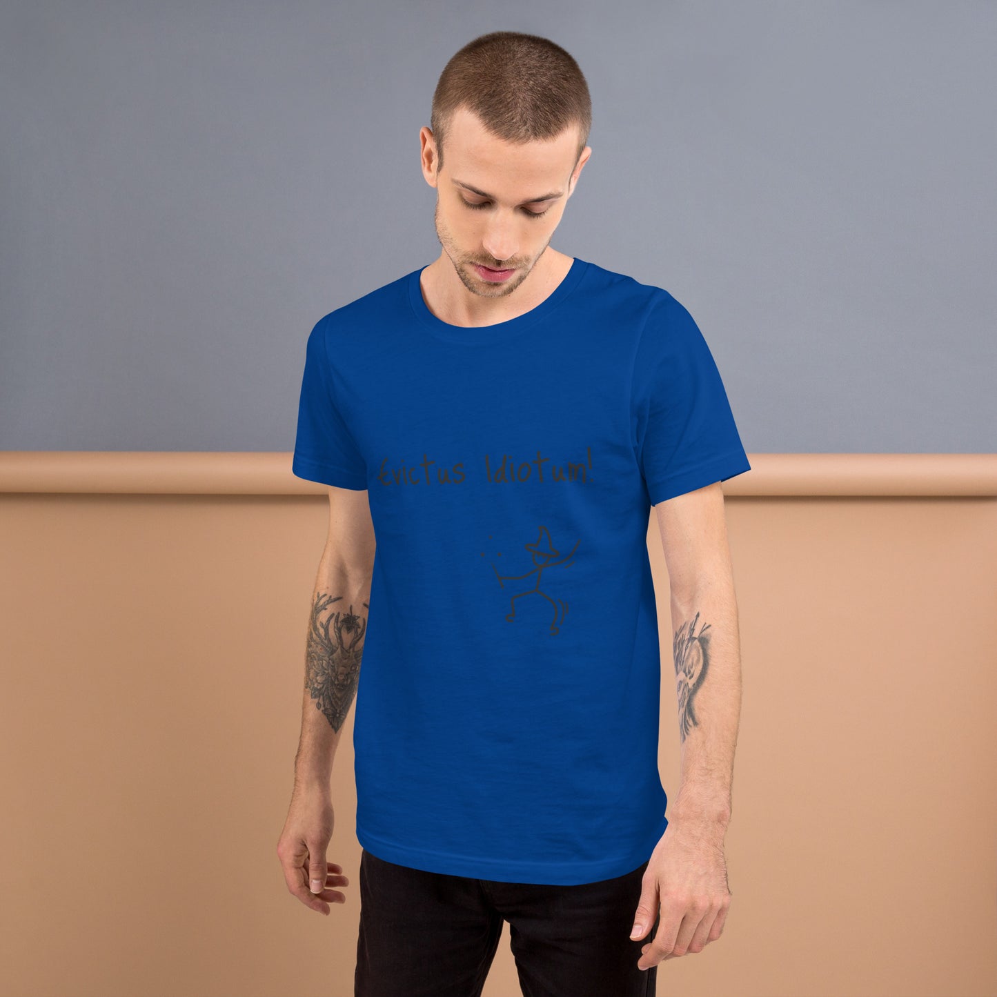 Evictus Idiotum Dark Unisex t-shirt