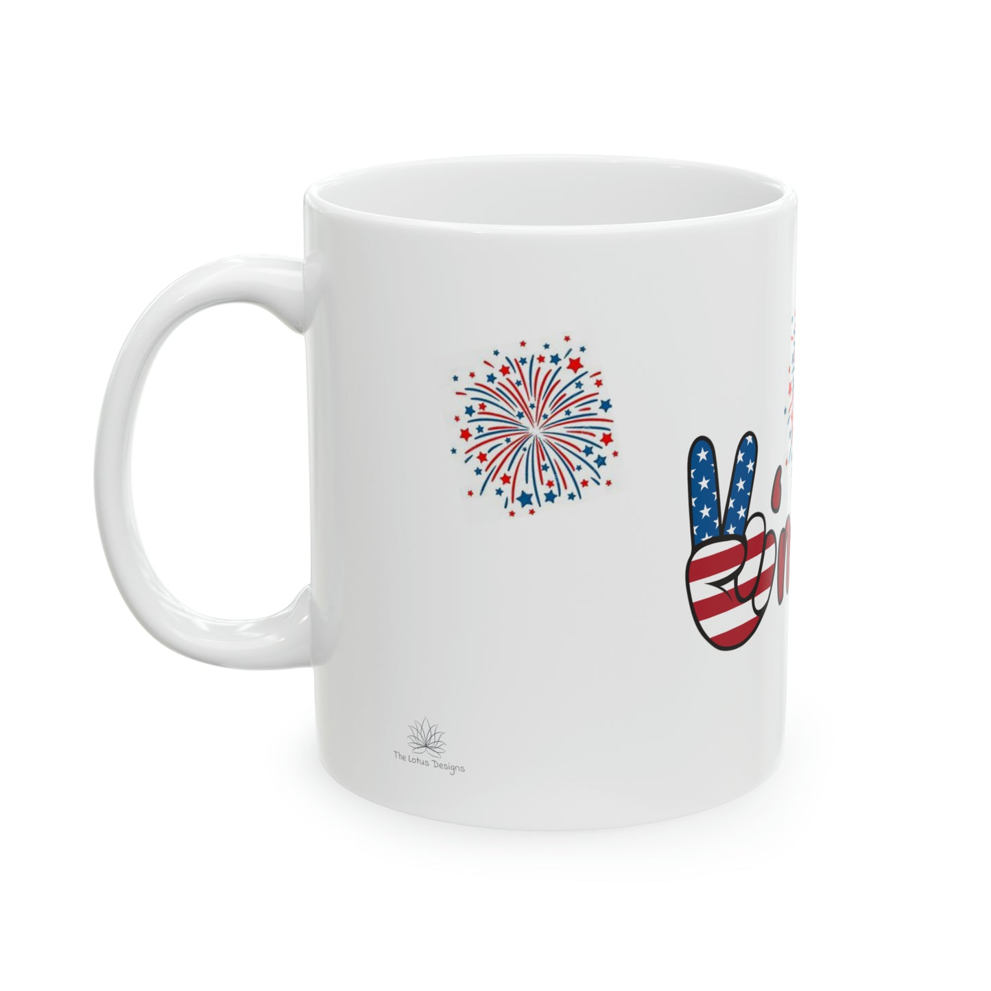 America Ceramic Mug, 11oz