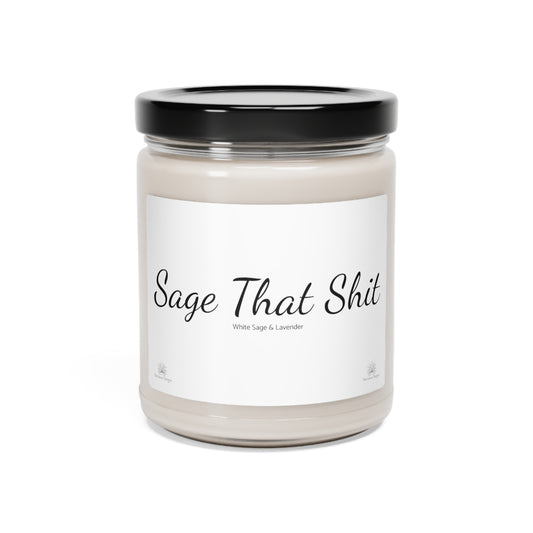 Sage Scented Soy Candle, 9oz