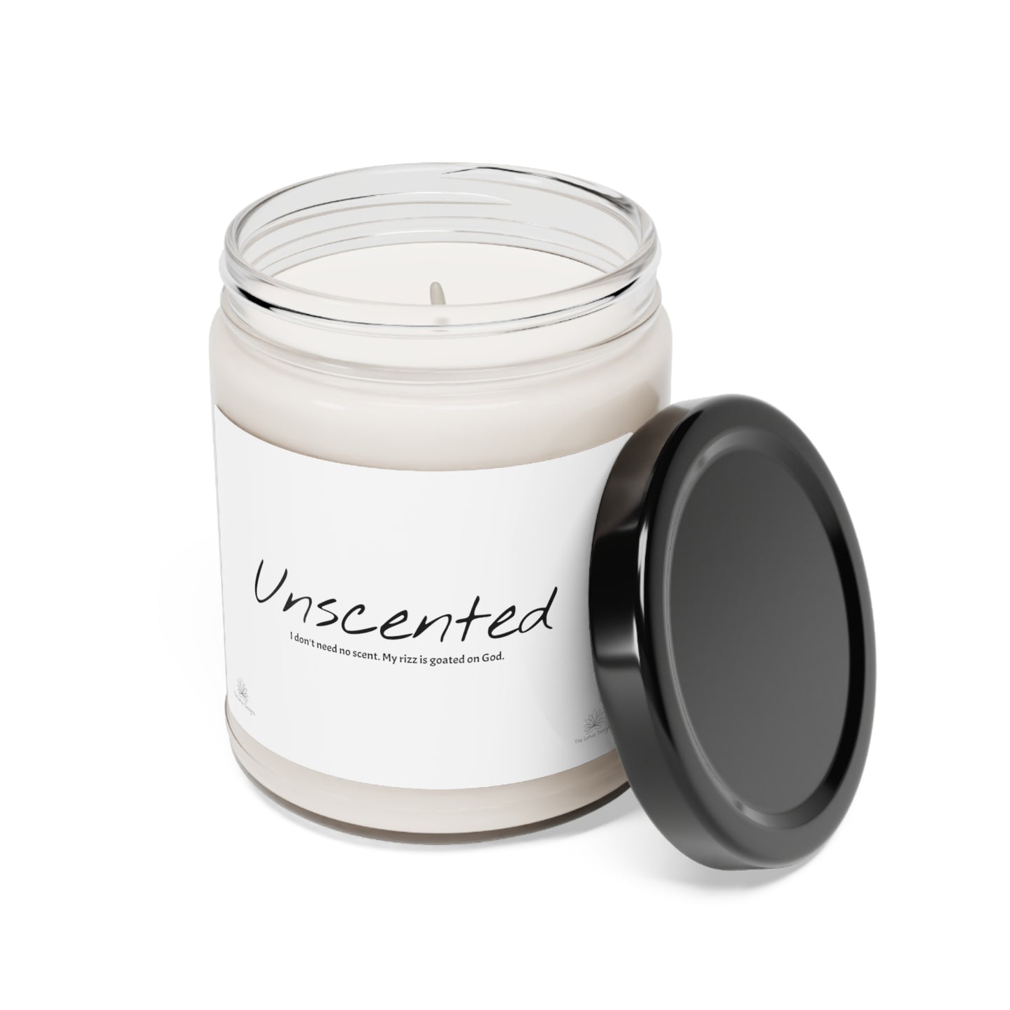 Unscented Scented Soy Candle, 9oz