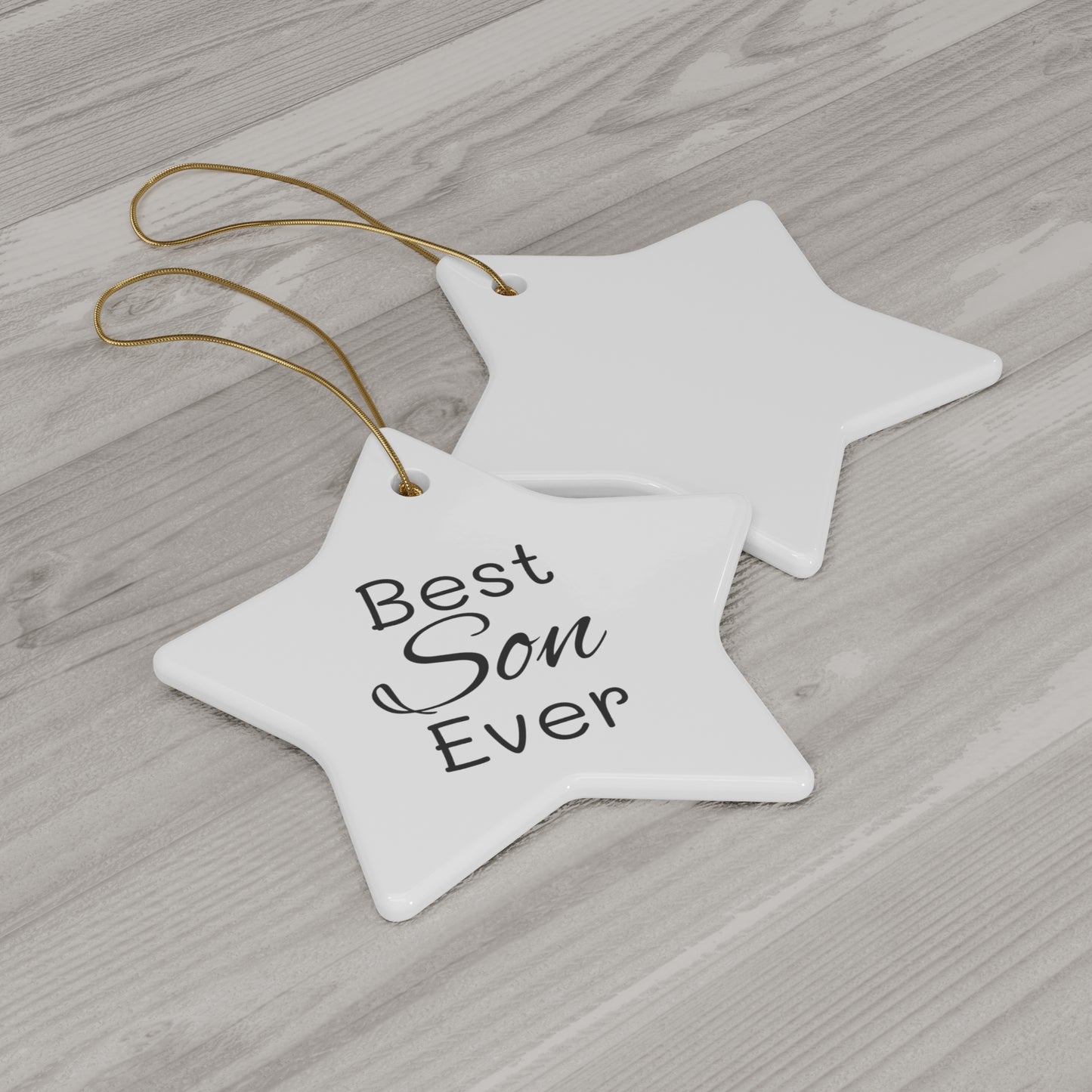 Best Son Ceramic Ornament, 4 Shapes