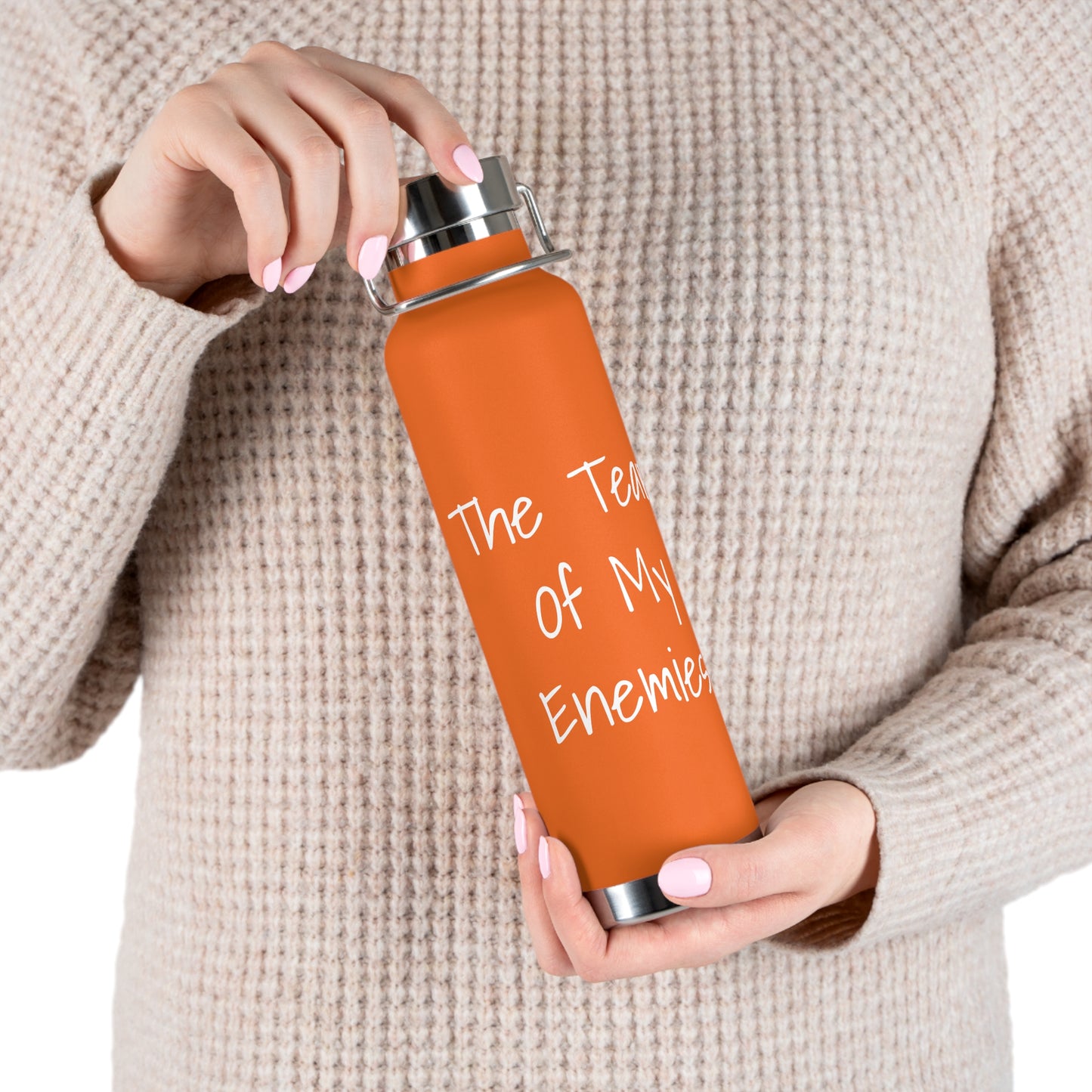 Tears Of My Enemies Copper Vacuum Insulated Bottle, 22oz