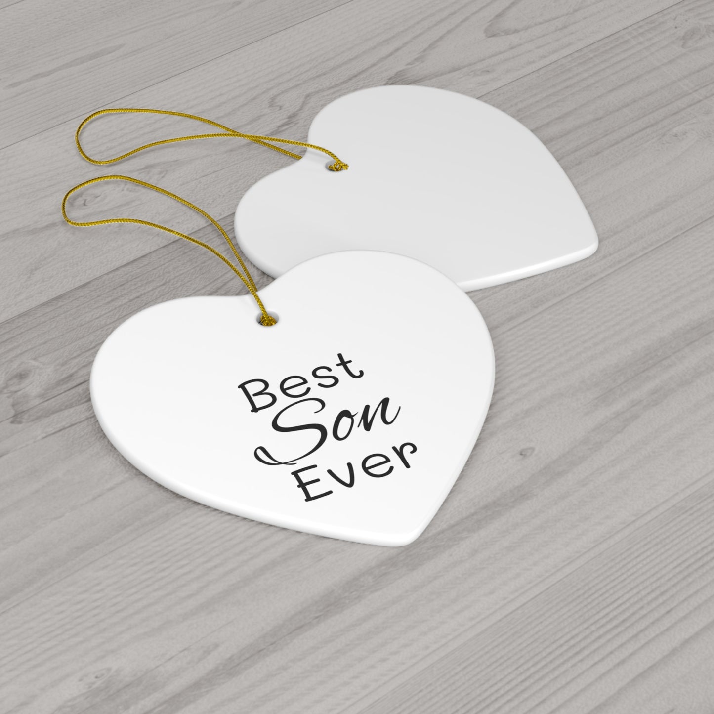 Best Son Ceramic Ornament, 4 Shapes