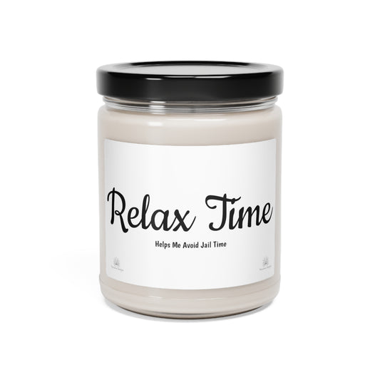 Relax Time Scented Soy Candle, 9oz