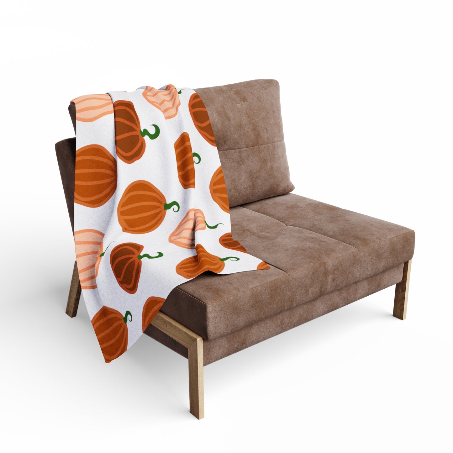 Pumpkin Print Arctic Fleece Blanket