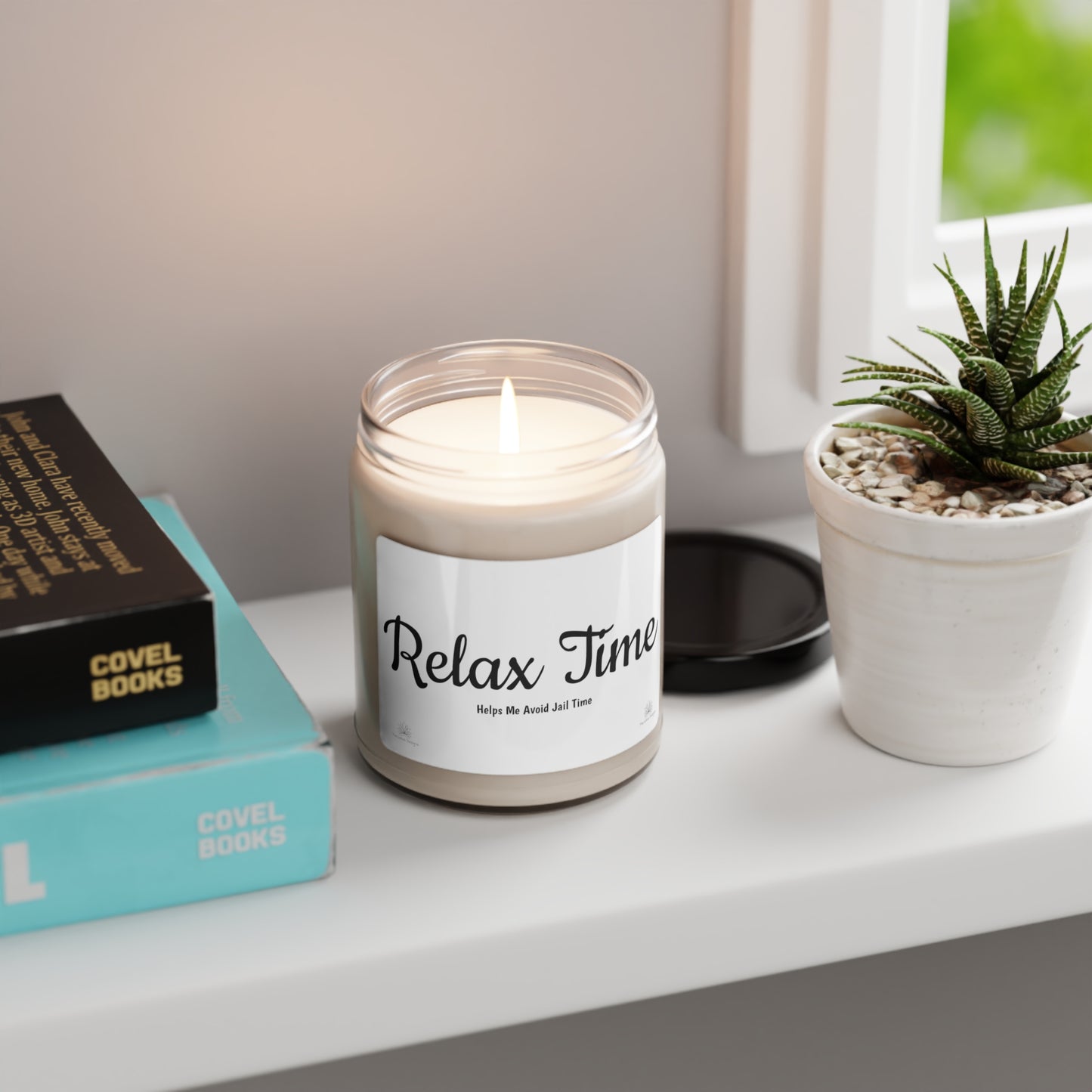 Relax Time Scented Soy Candle, 9oz