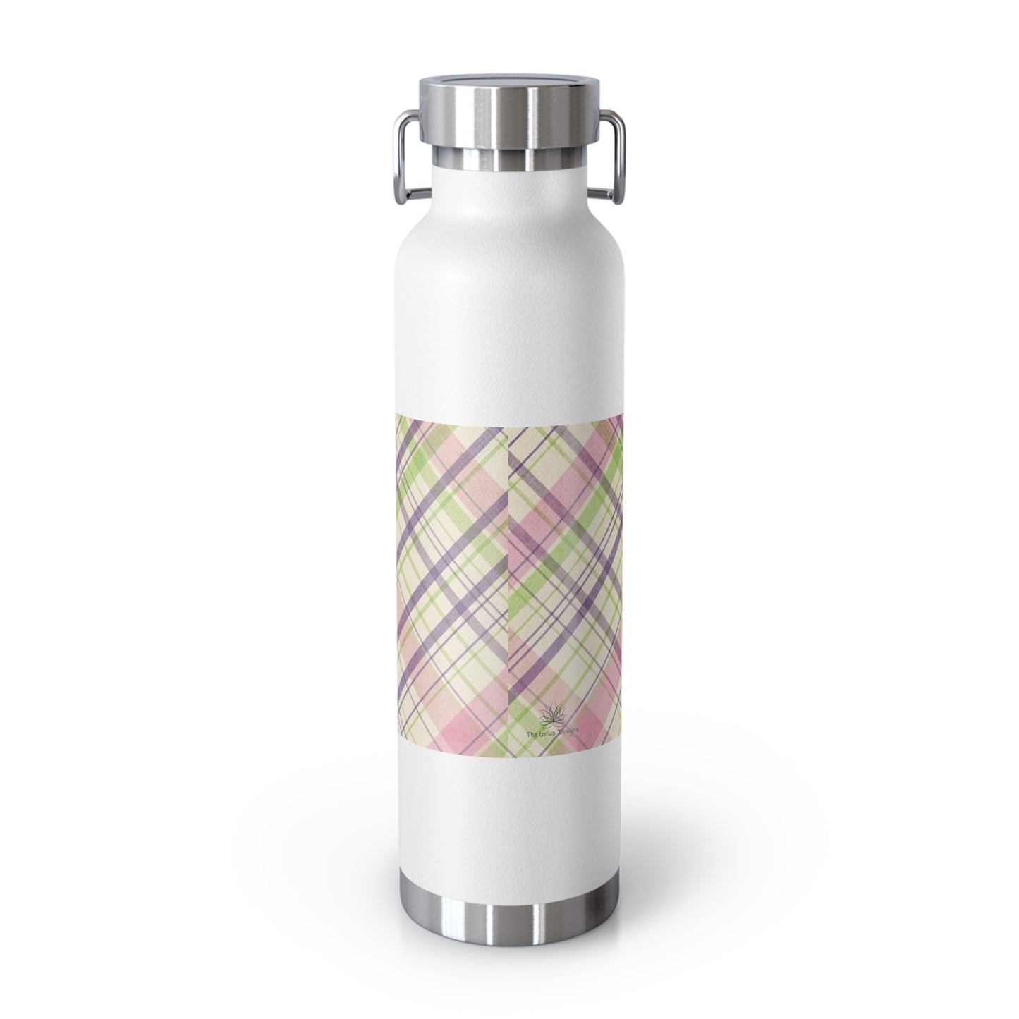 Pretty Plaid Copper Vacuum Insulated Bottle, 22oz