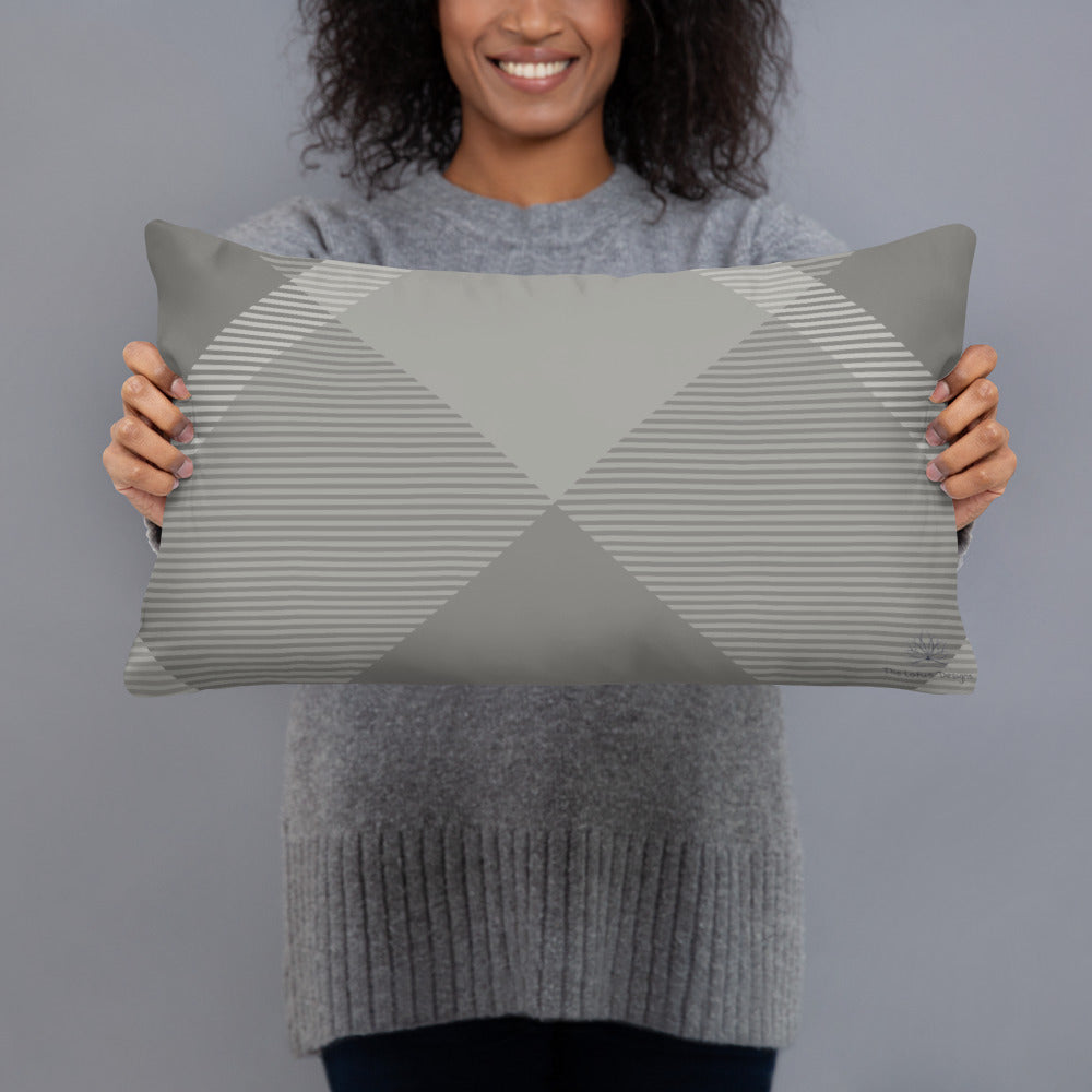 Grayscale Lumbar Pillow