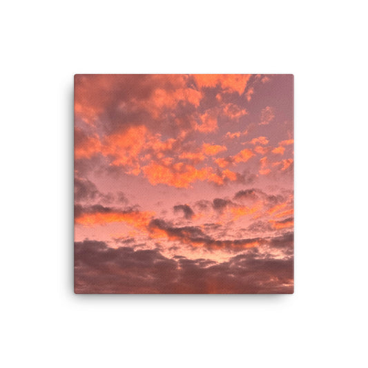 Pink & Purple Sunset Canvas