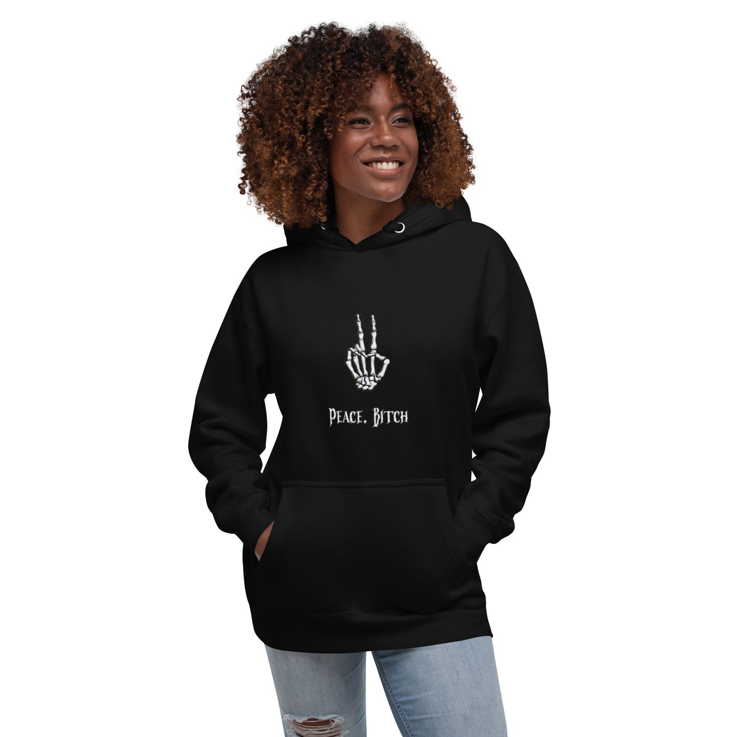 Peace, Bitch Unisex Hoodie