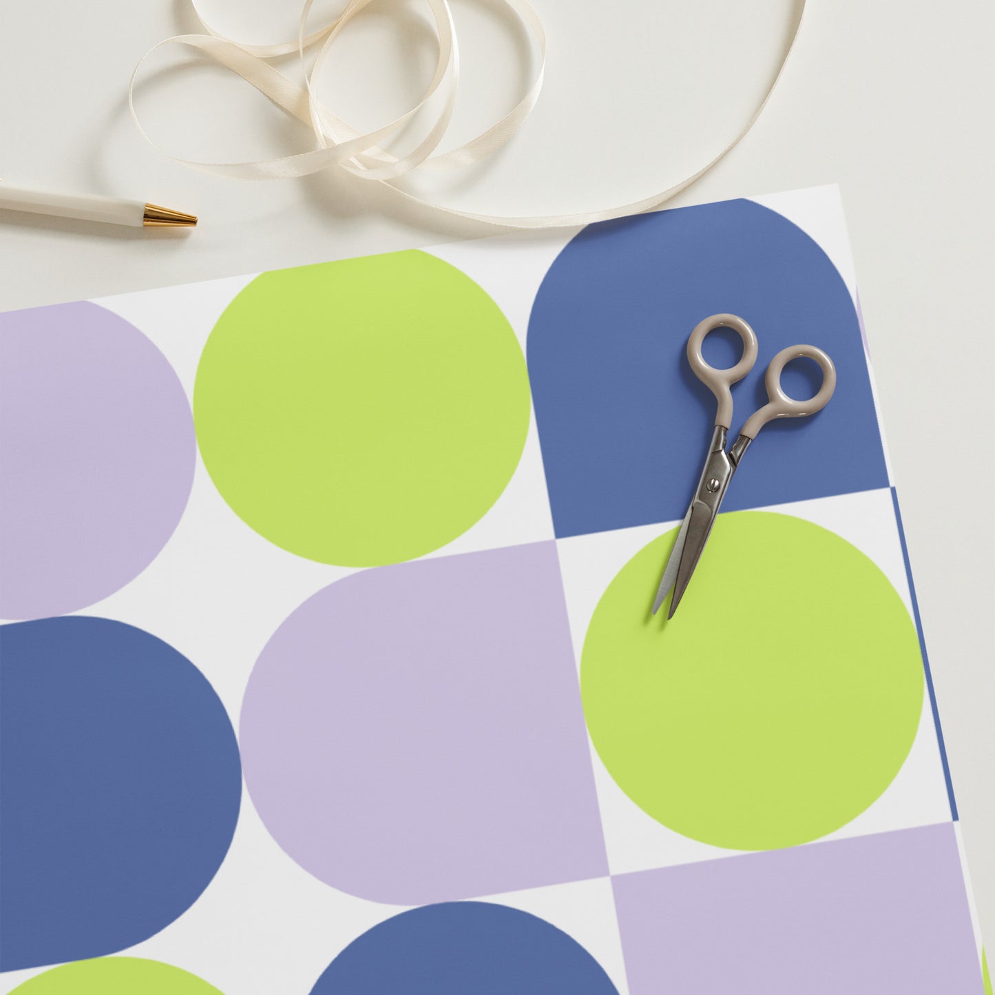 Geometric Wrapping paper sheets