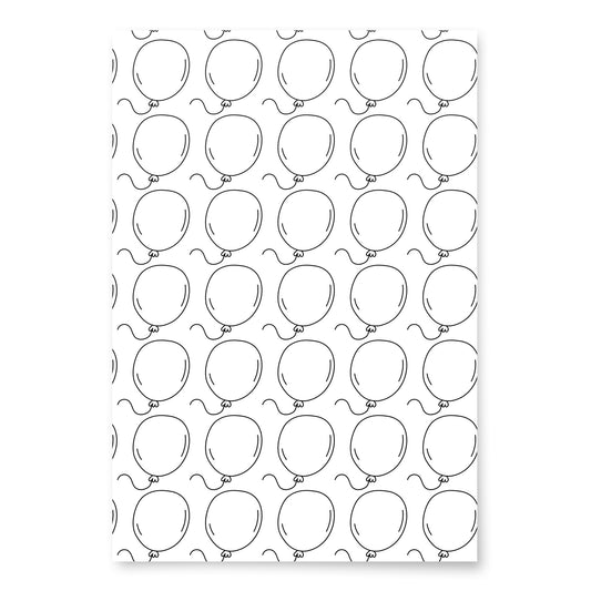 Balloon Wrapping paper sheets