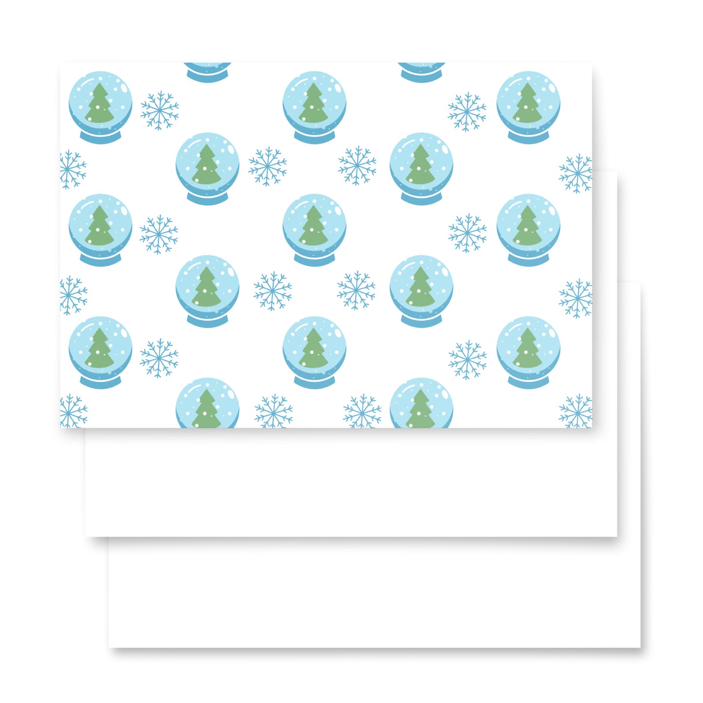 Snowglobe Wrapping paper sheets